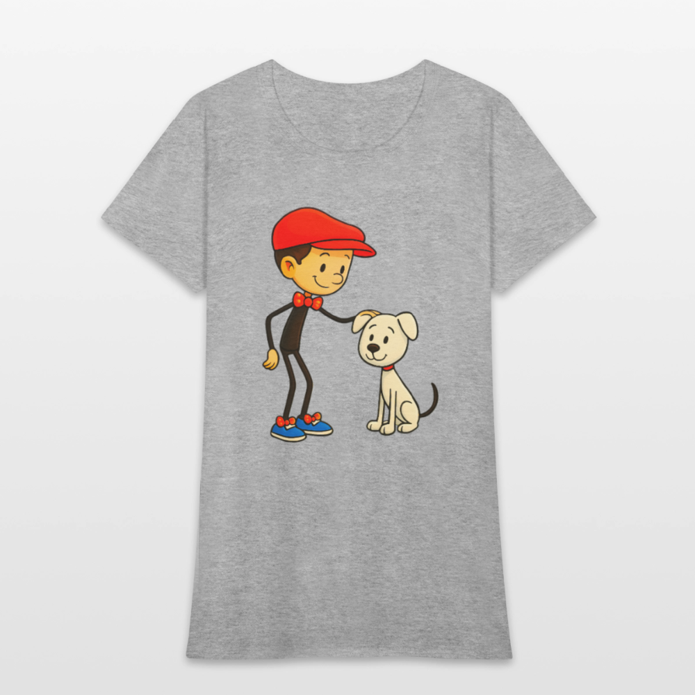 Dog And His Best Friend - heather gray