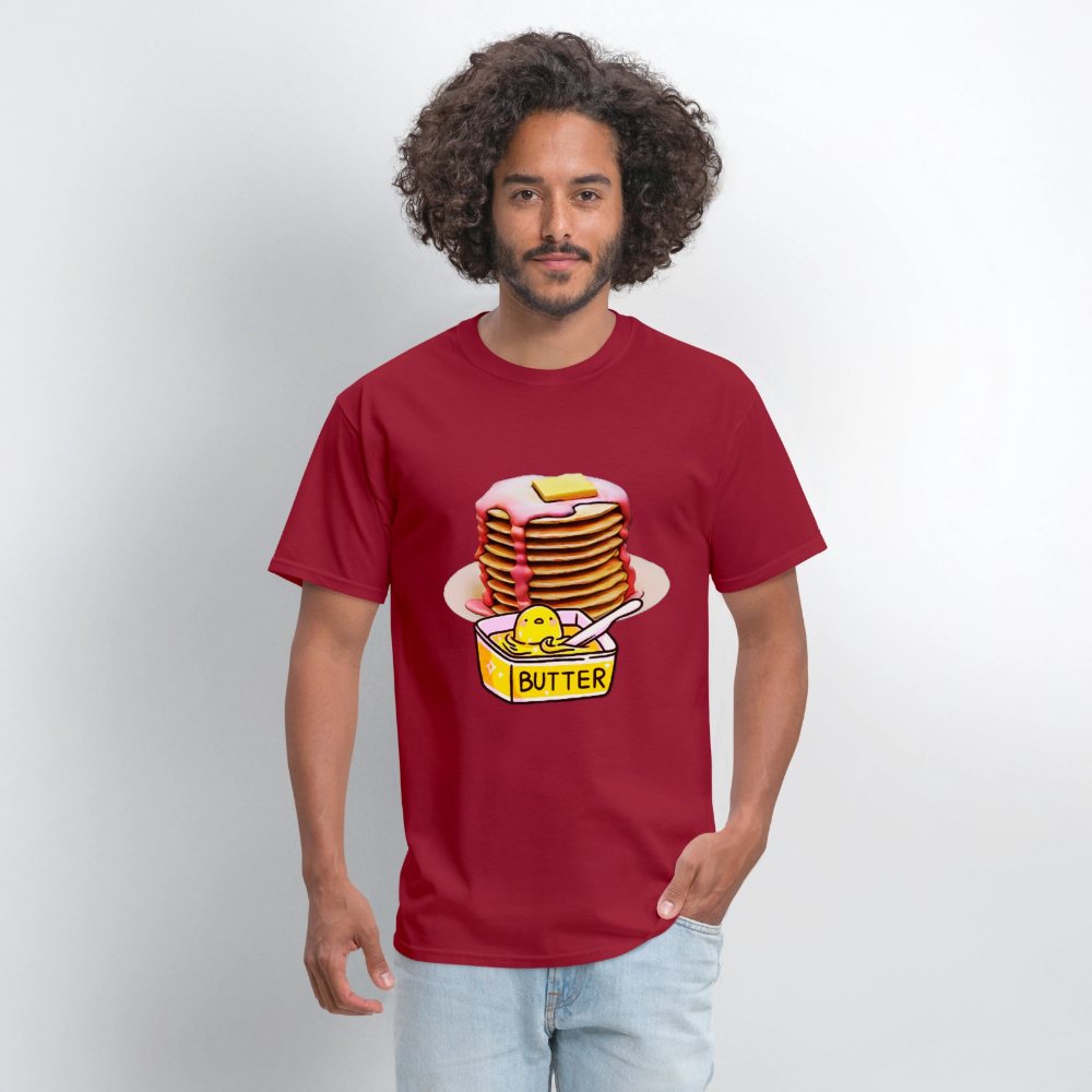 Pancakes and Butter - true red