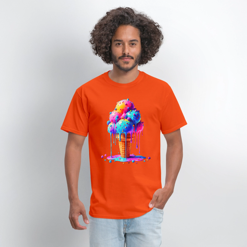 Melting Rainbow - orange