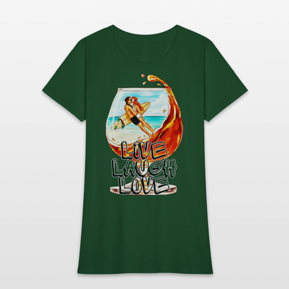 Live, Laugh, Love - forest green