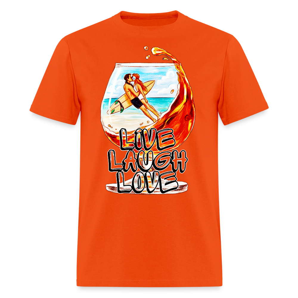 Live, Laugh, Love - orange