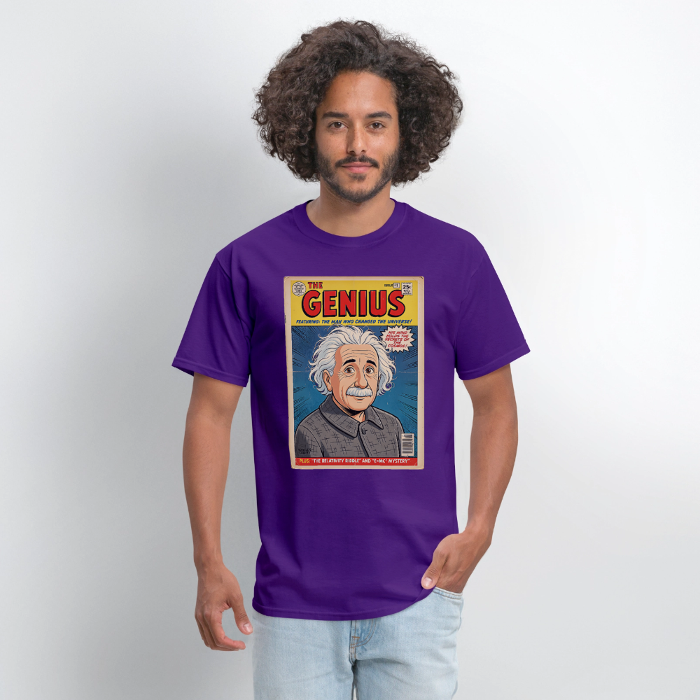 Albert Einstein #1 - purple