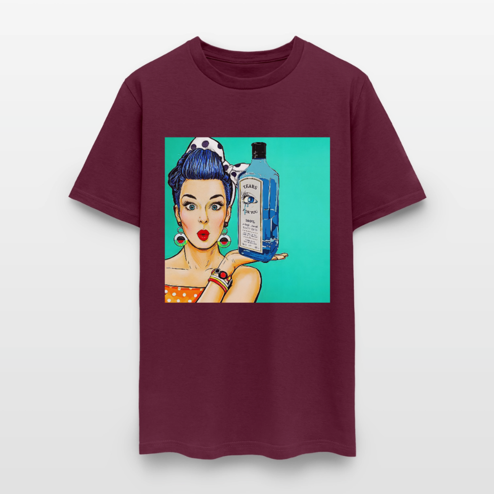 Retro Woman - burgundy