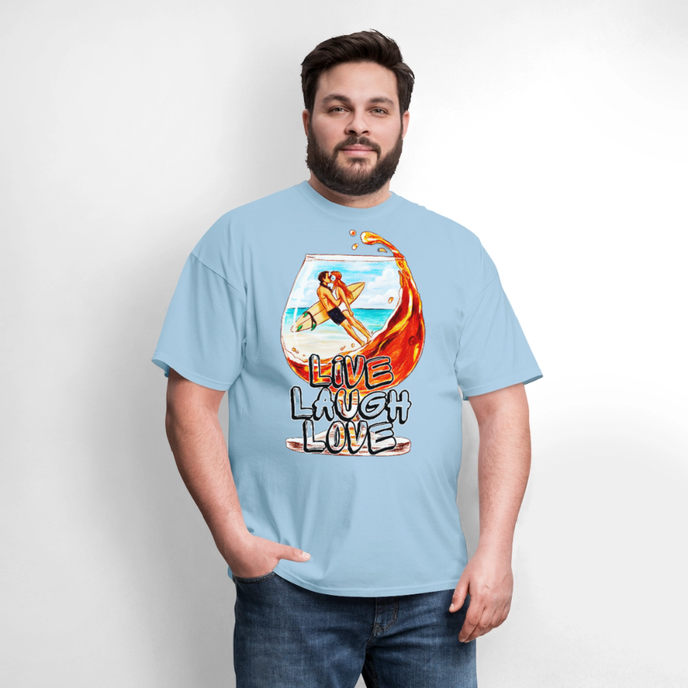 Live, Laugh, Love - powder blue