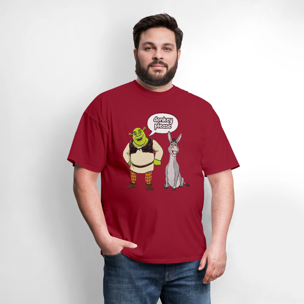 Donkey Please Shrek - true red