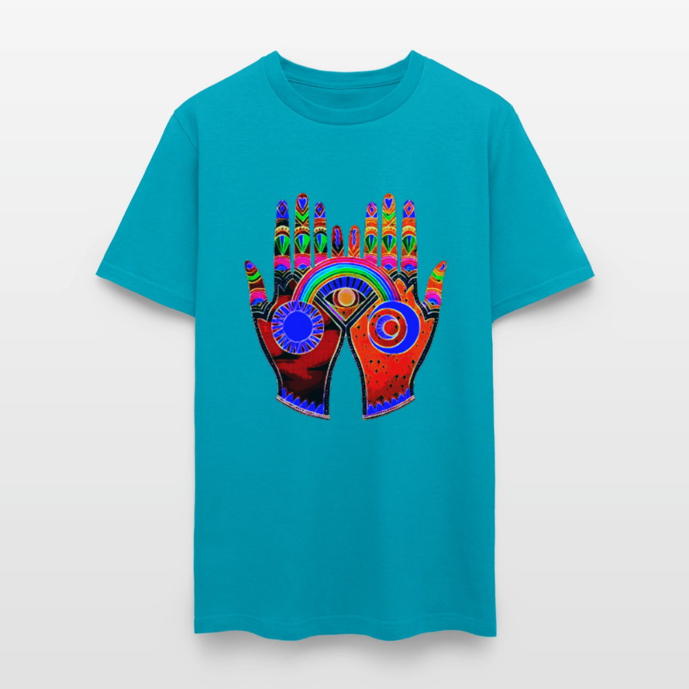 Open Hands - turquoise