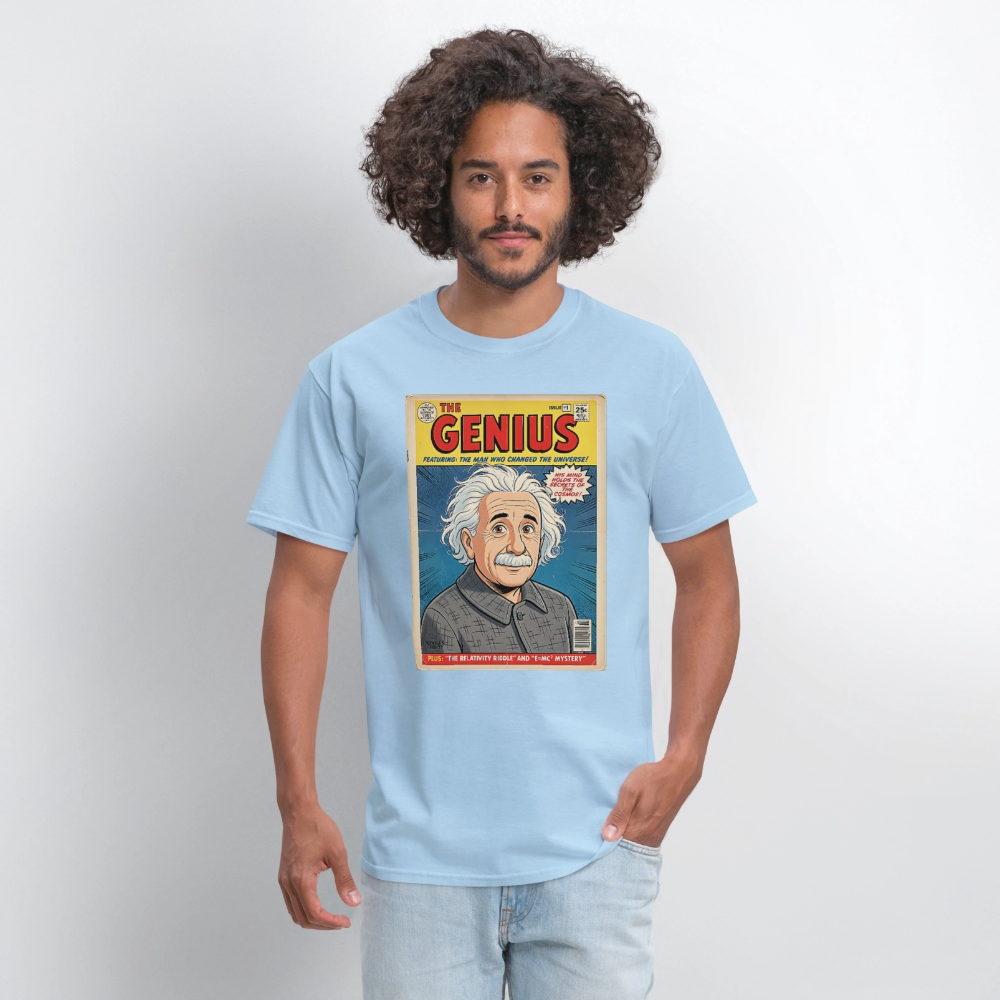 Albert Einstein #1 - powder blue