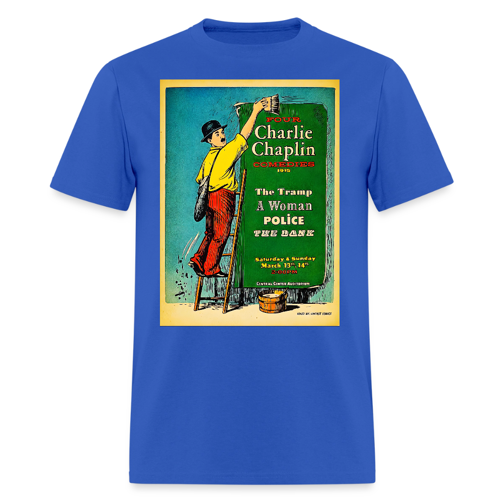 1915 Charlie Chaplin - royal blue