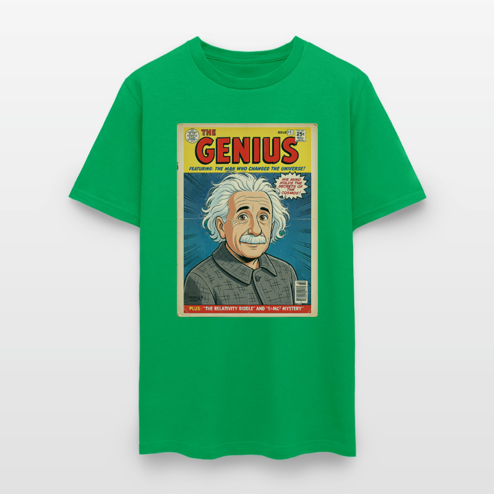Albert Einstein #1 - bright green