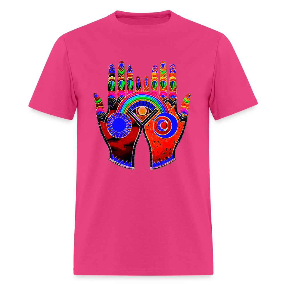 Open Hands - fuchsia