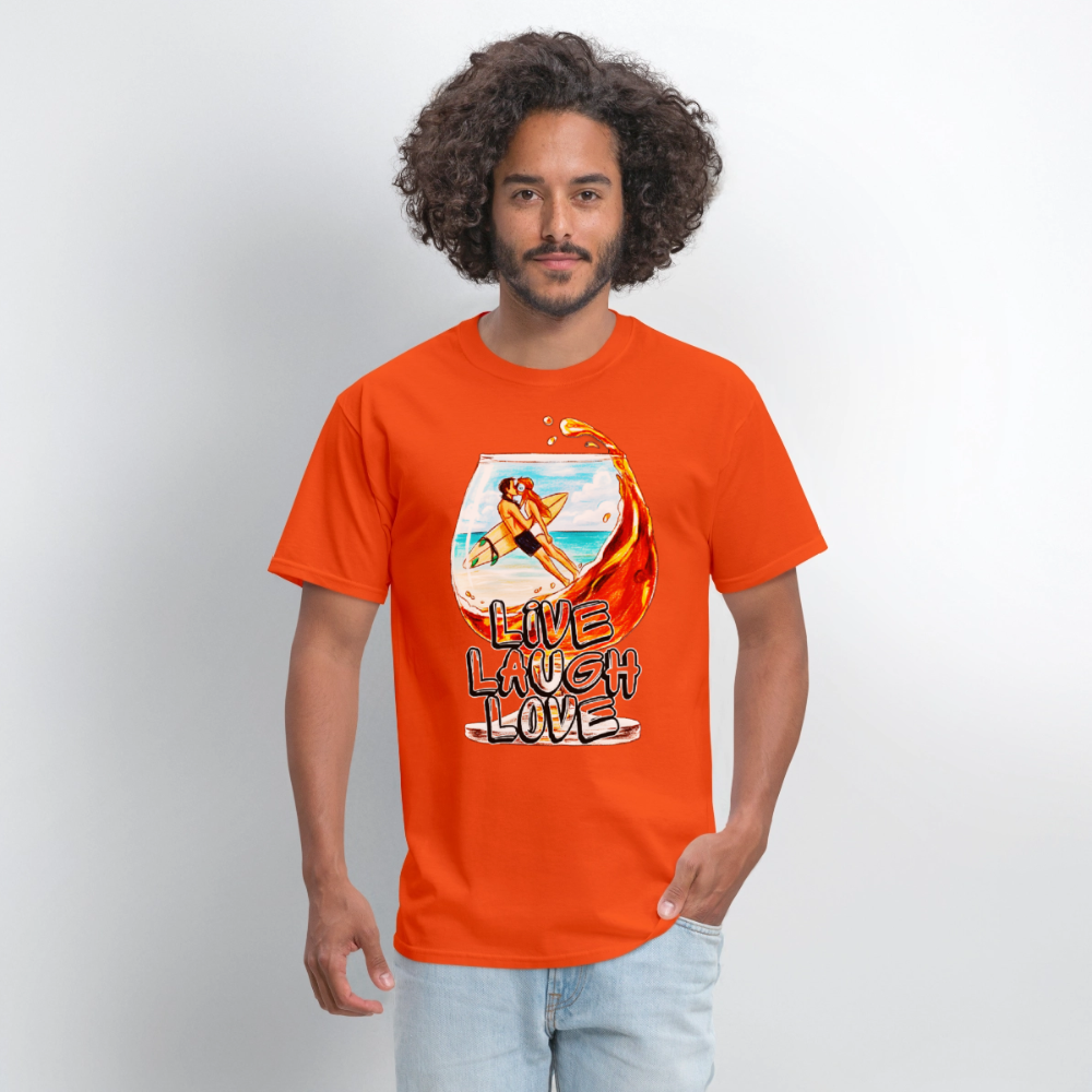 Live, Laugh, Love - orange