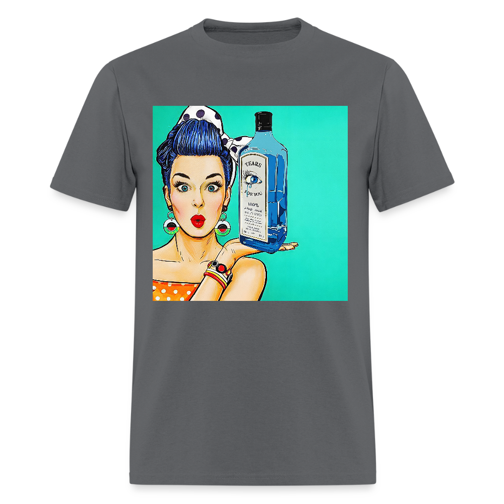 Retro Woman - charcoal