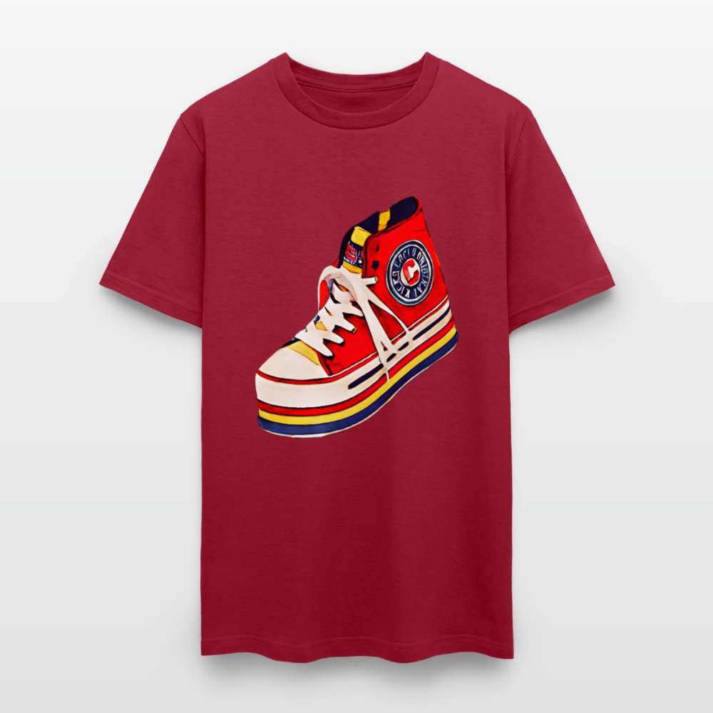 High Top Sneaker - dark red