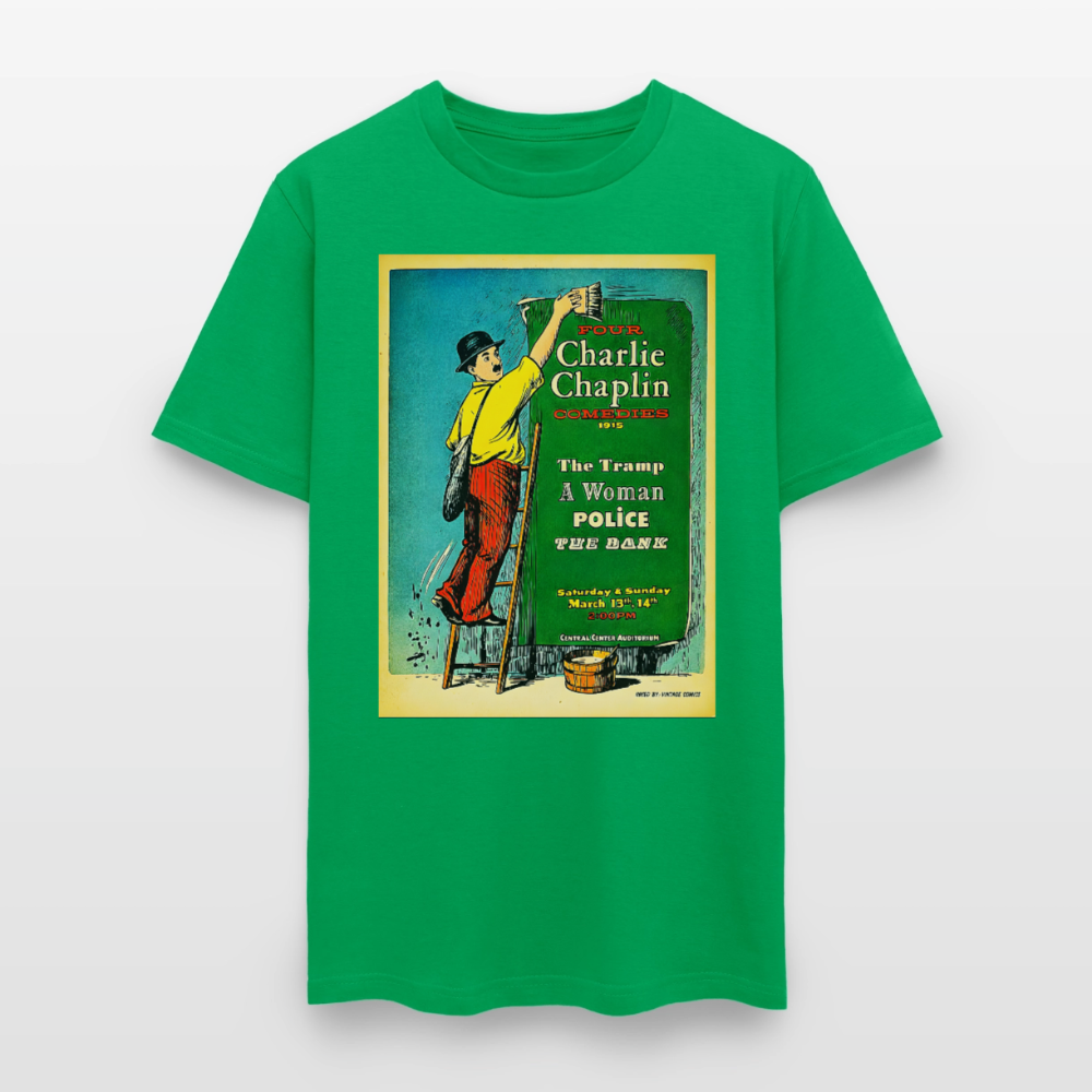 1915 Charlie Chaplin - bright green