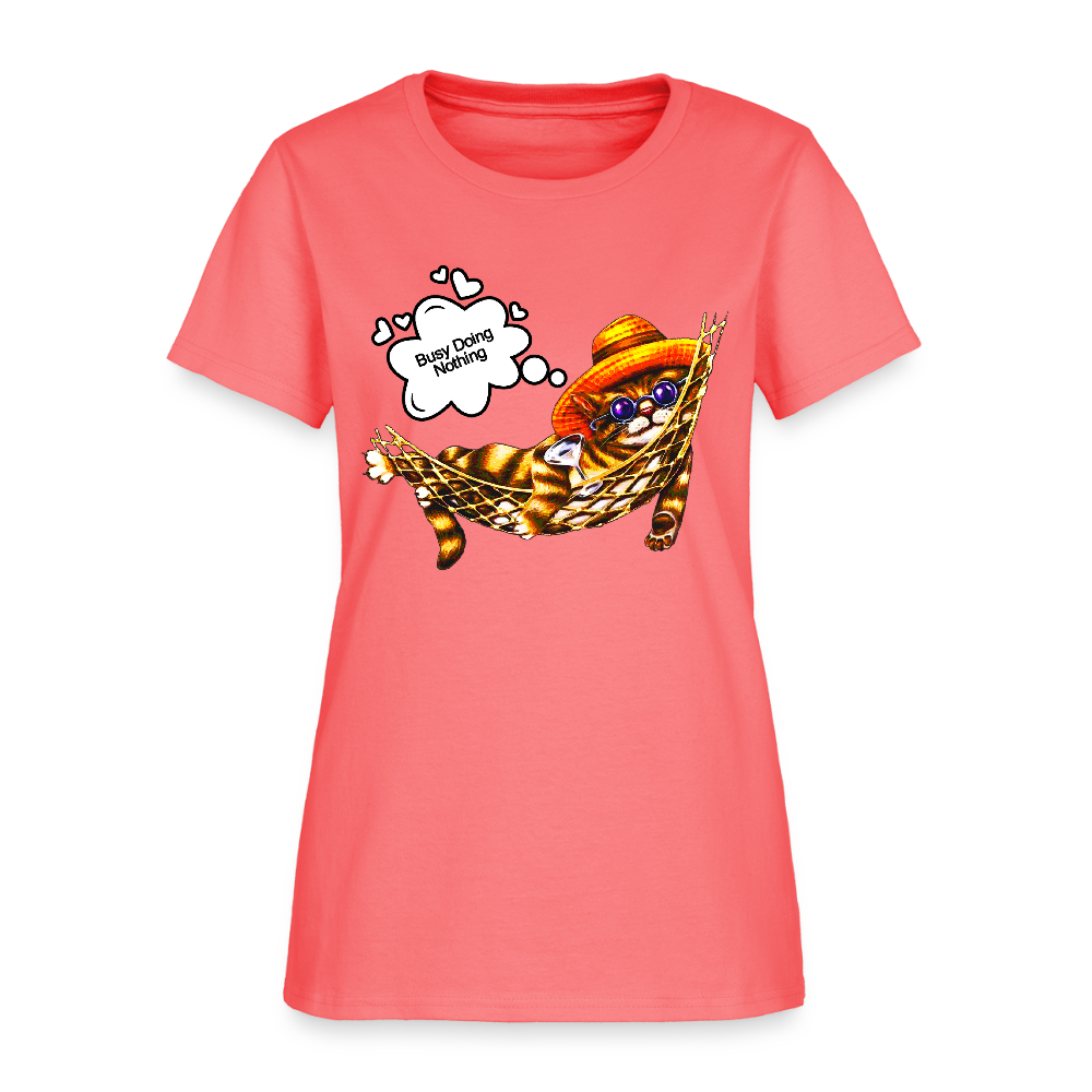 Busy Doing Nothing - coral