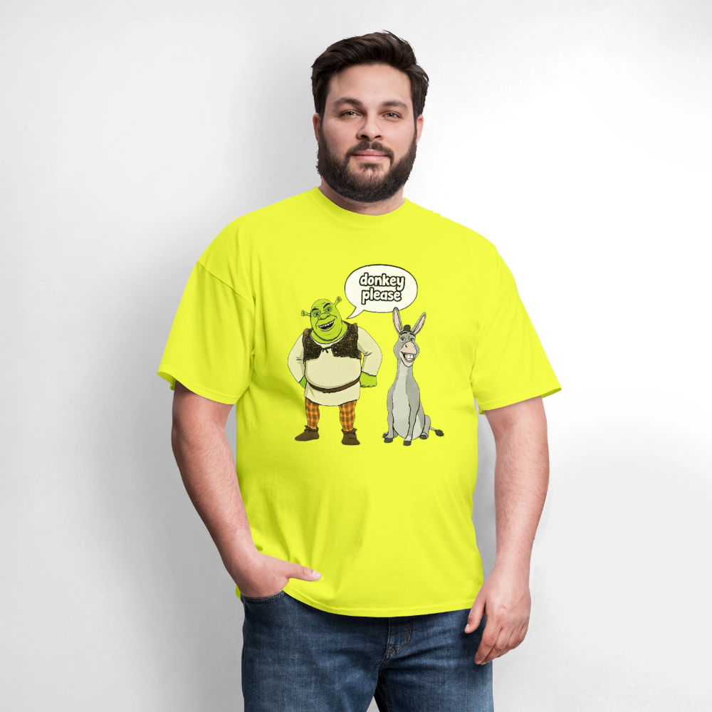 Donkey Please Shrek - safety green