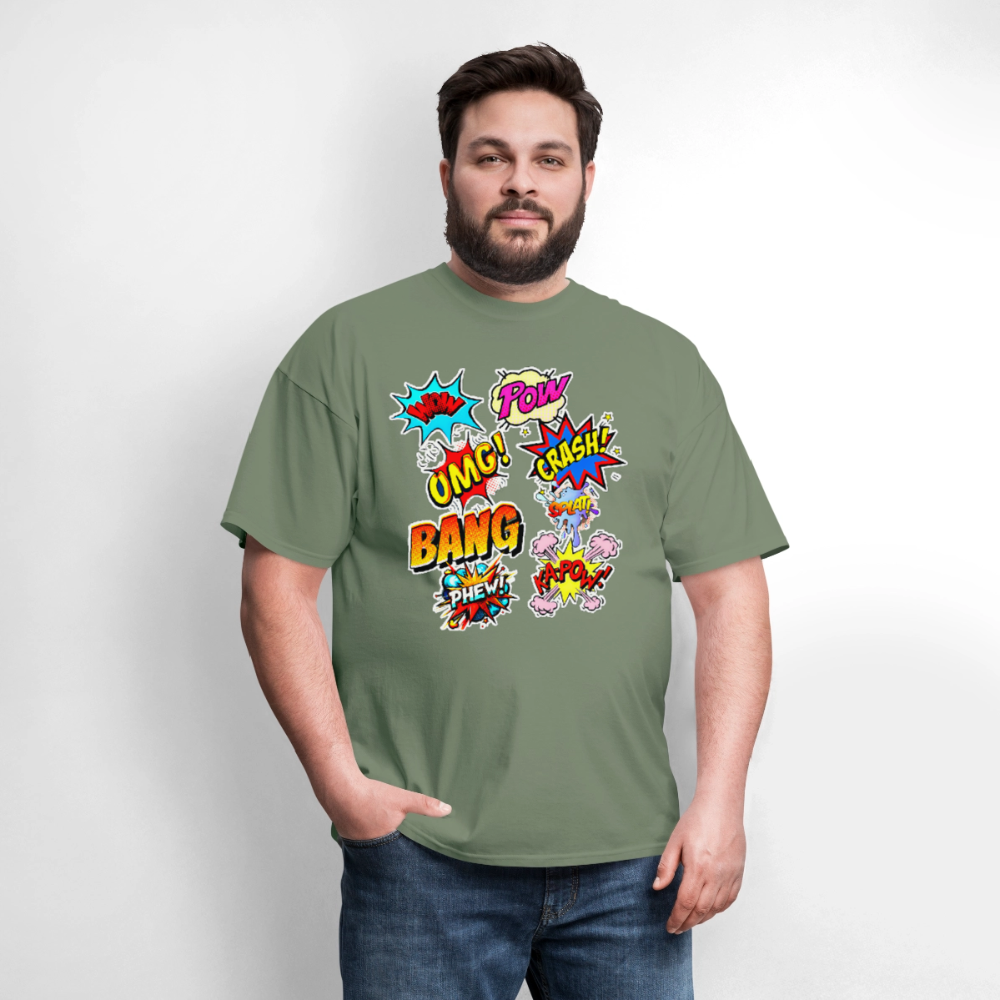 Comic Time - military green