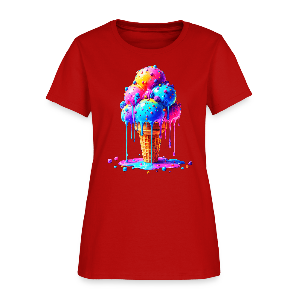 Melting Rainbow - red