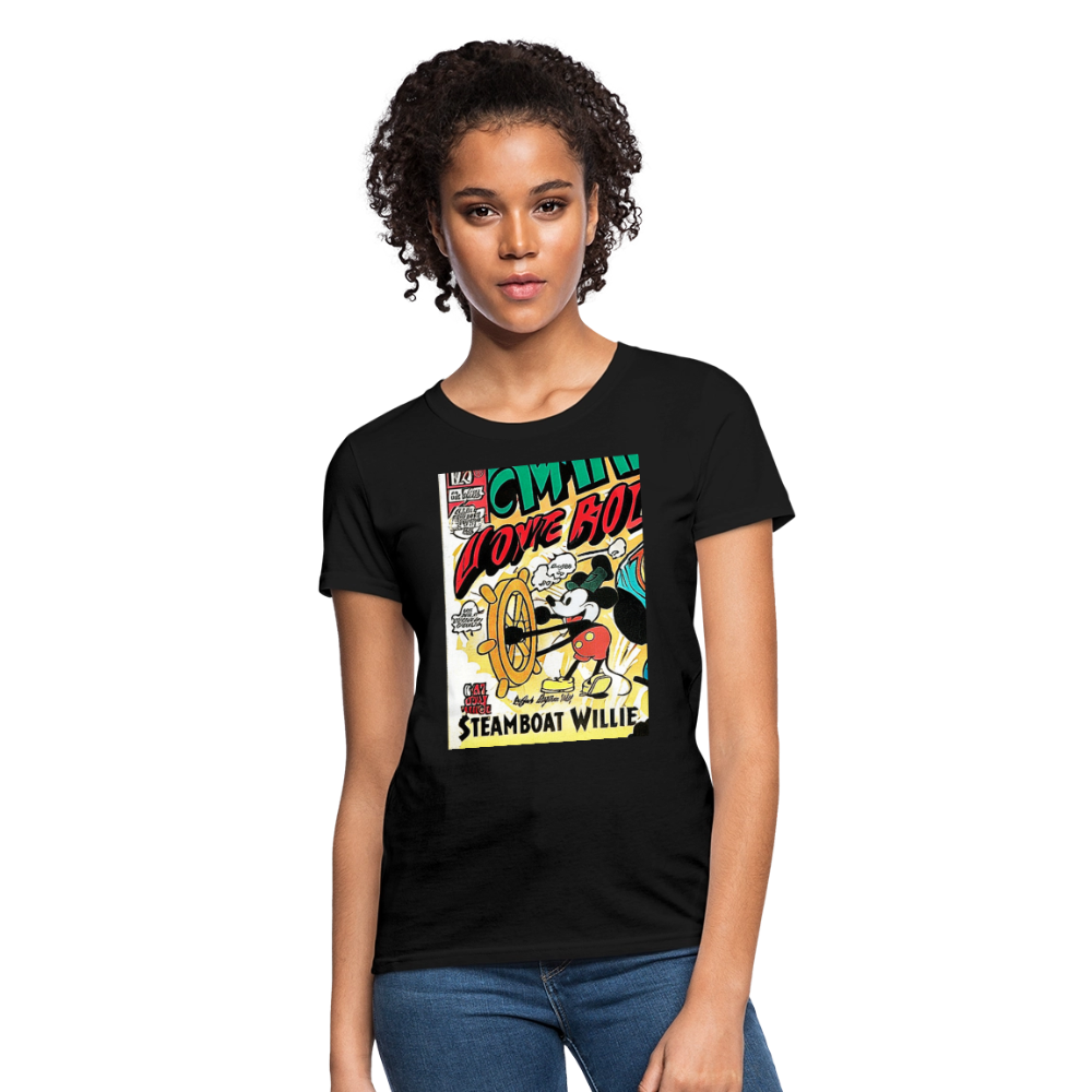 Steamboat Willie - black