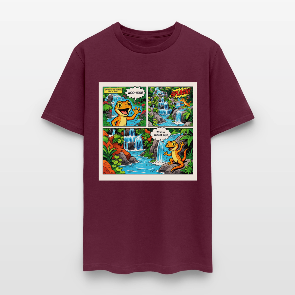 Comic Lizard - burgundy
