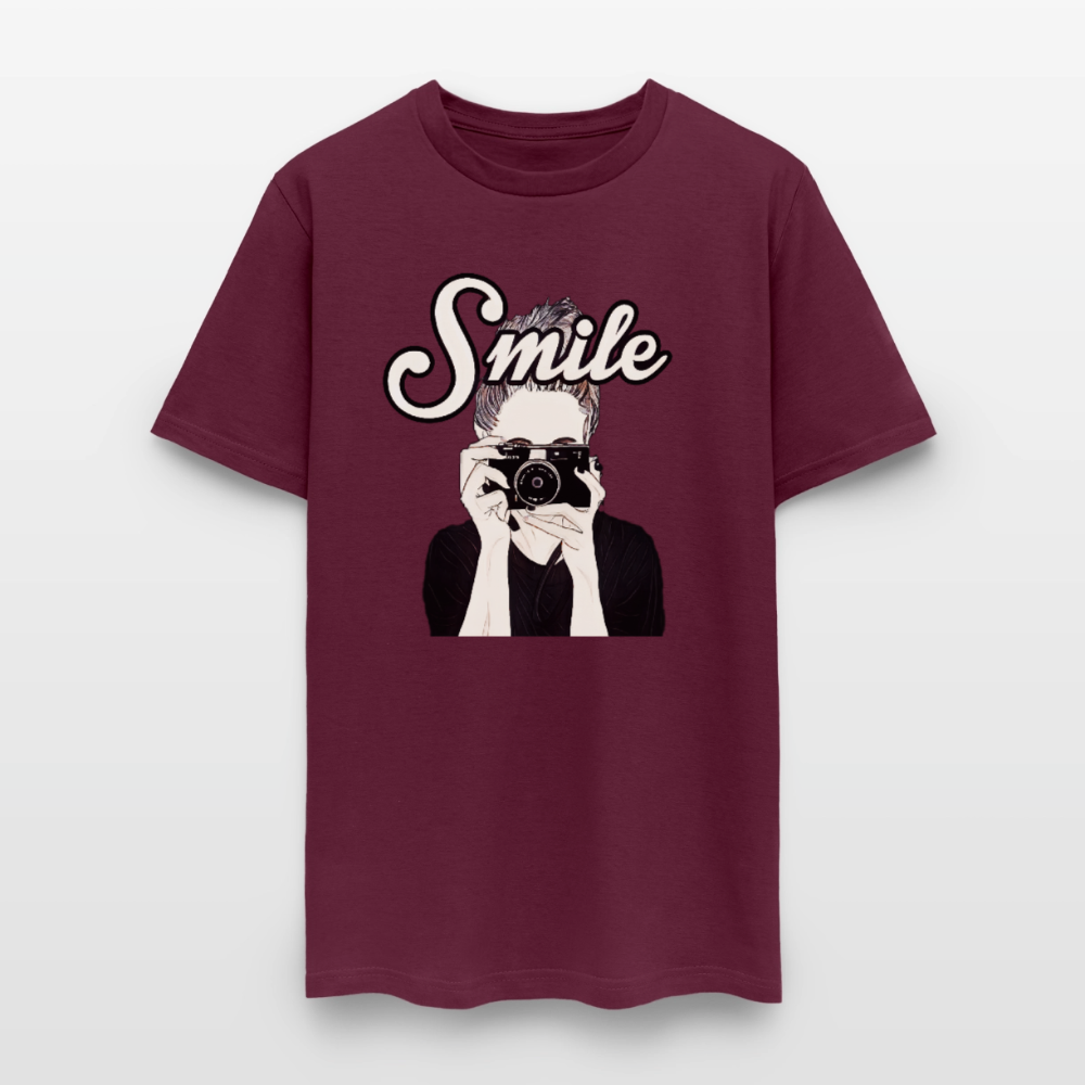 Smile - burgundy