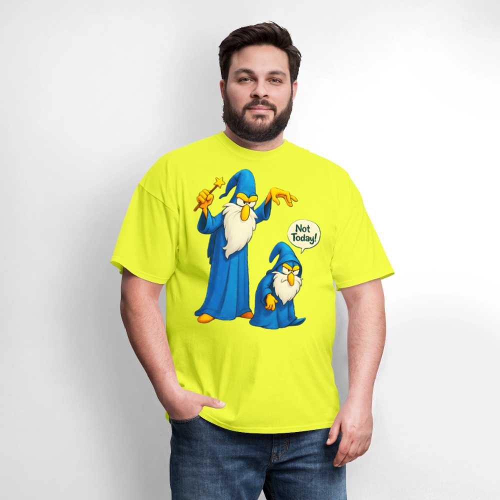 Angry Wizard - safety green