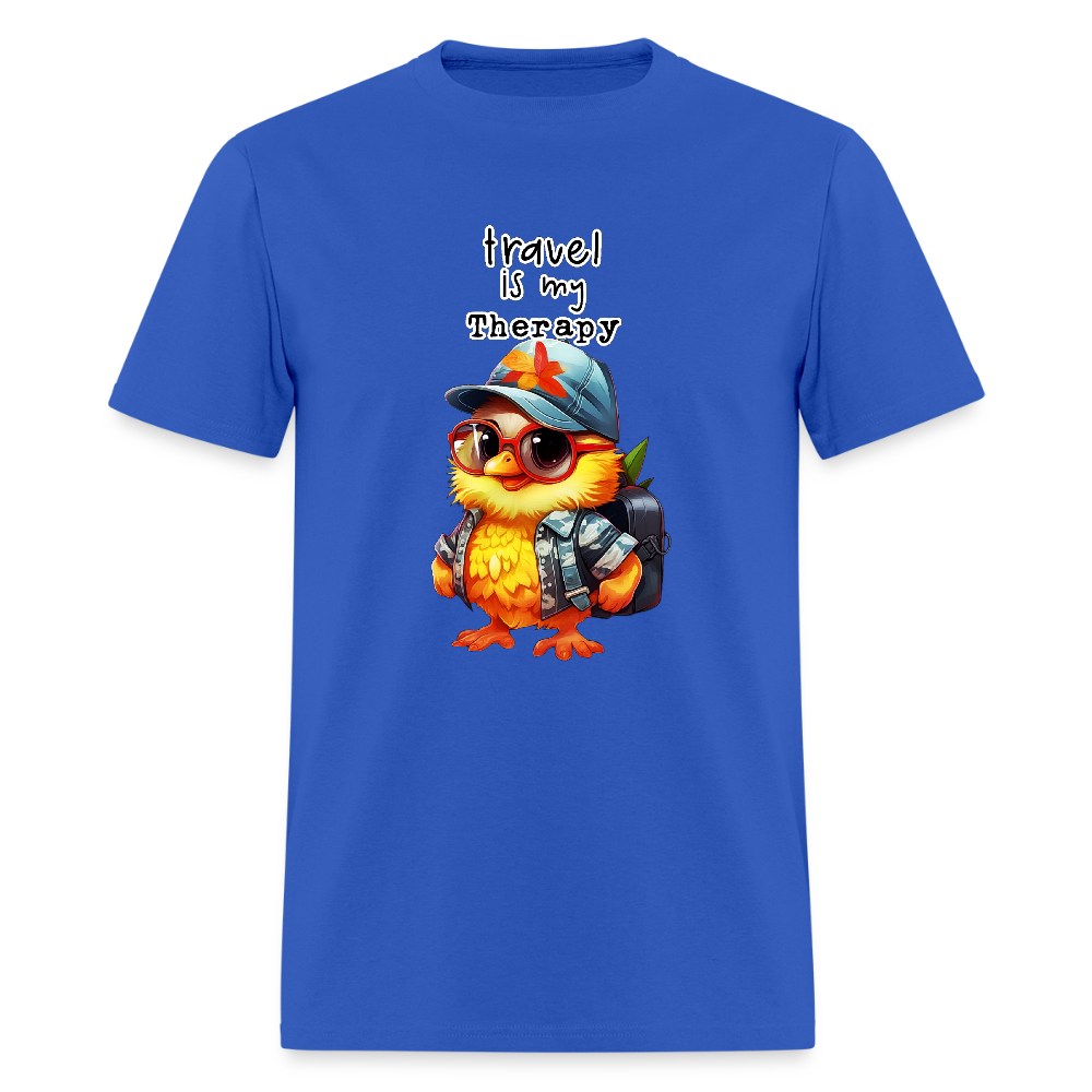 Travel Is My Therapy - royal blue