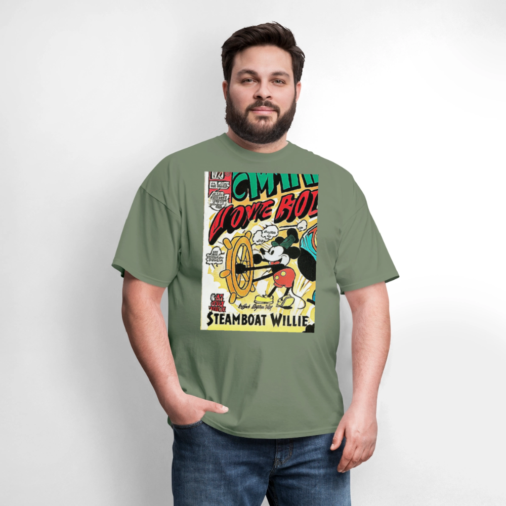 Steamboat Willie - military green