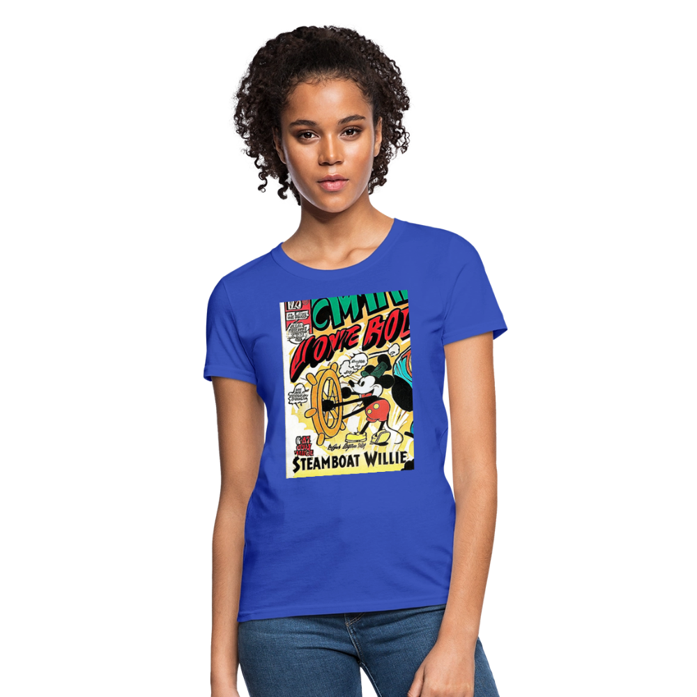 Steamboat Willie - royal blue