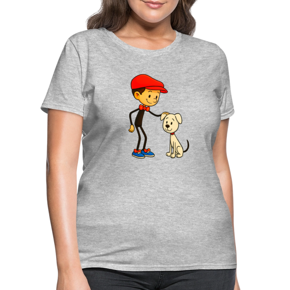 Dog And His Best Friend - heather gray