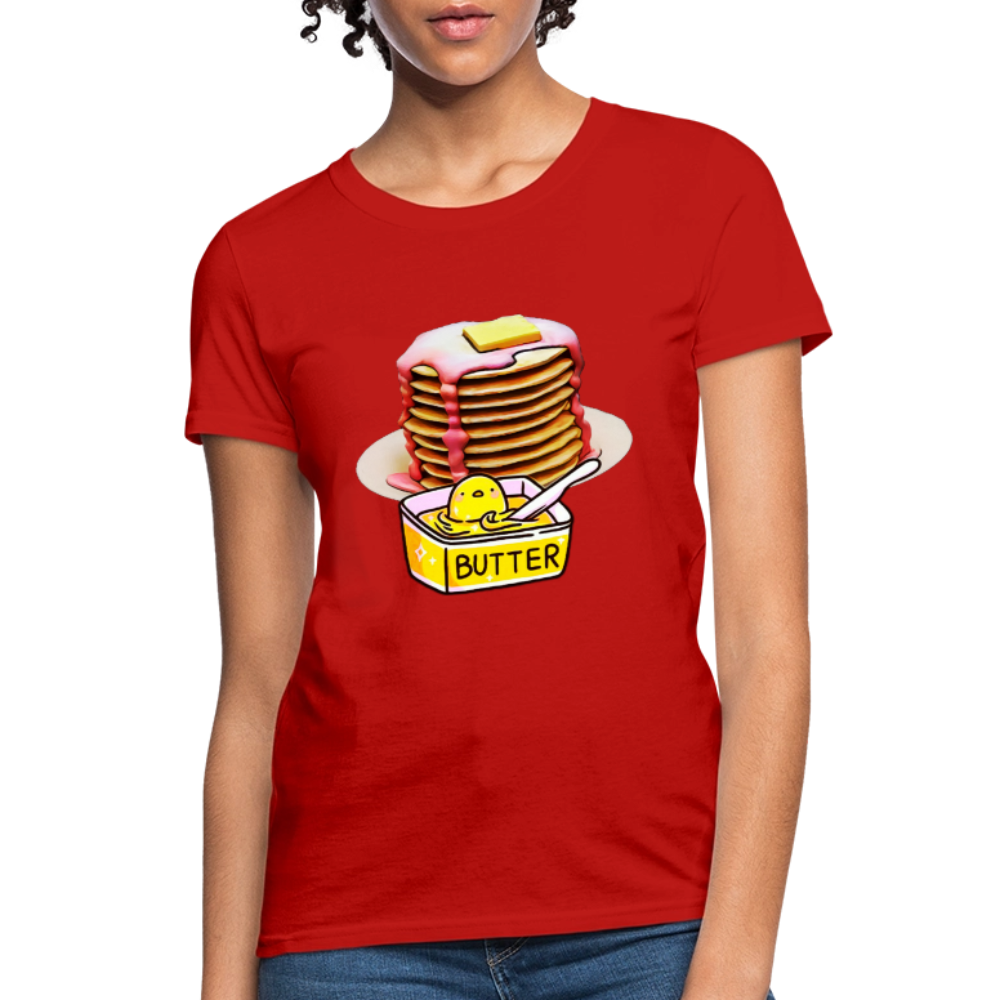 Pancakes and Butter - red