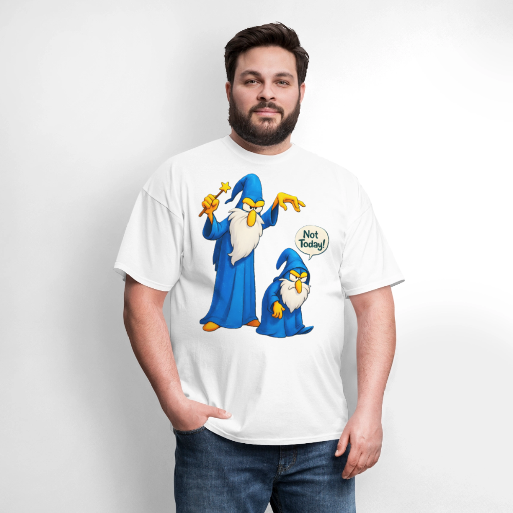 Angry Wizard - white