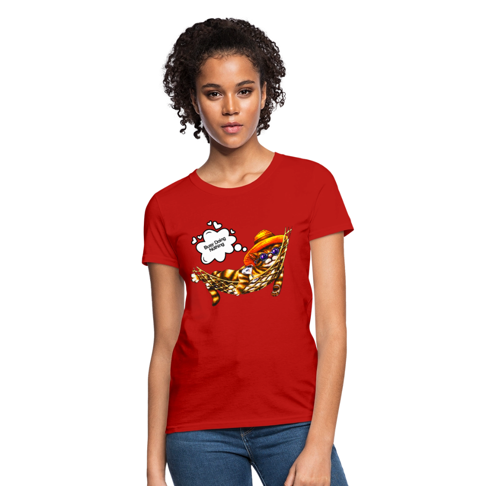 Busy Doing Nothing - red