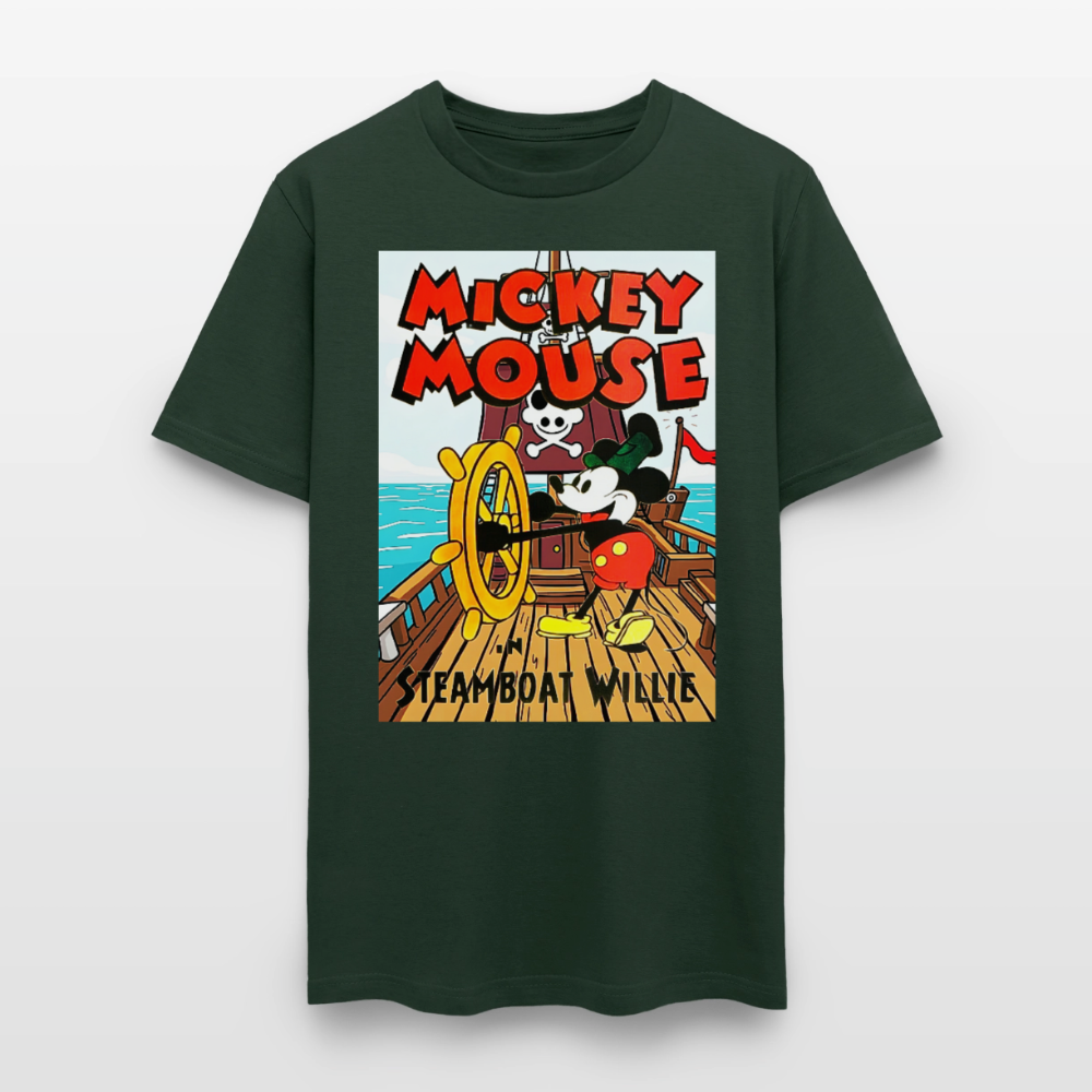 Steamboat Willie - forest green