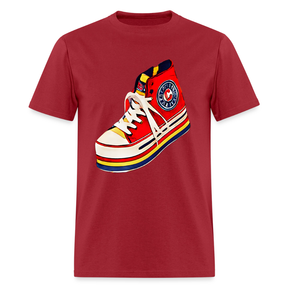 High Top Sneaker - dark red