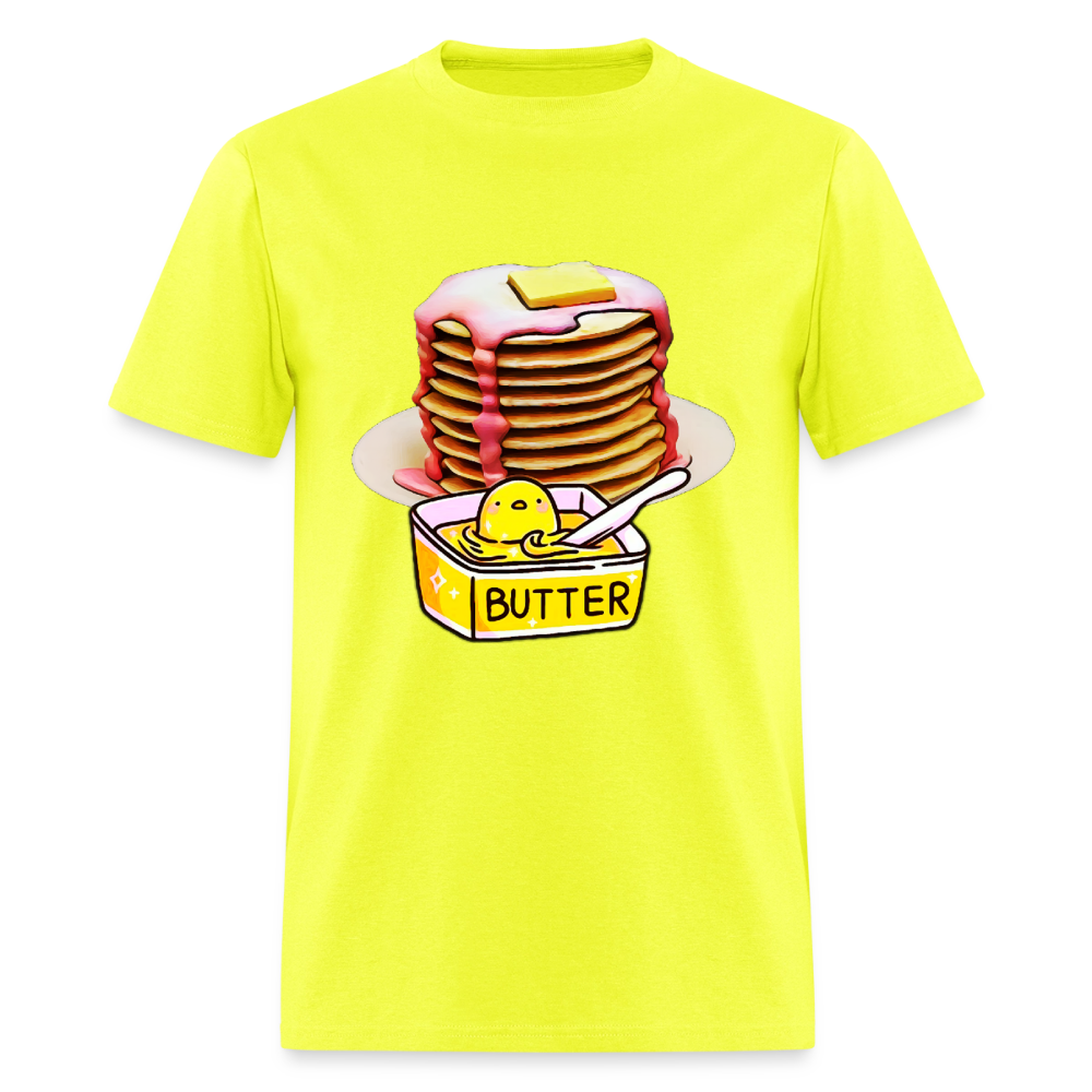 Pancakes and Butter - safety green