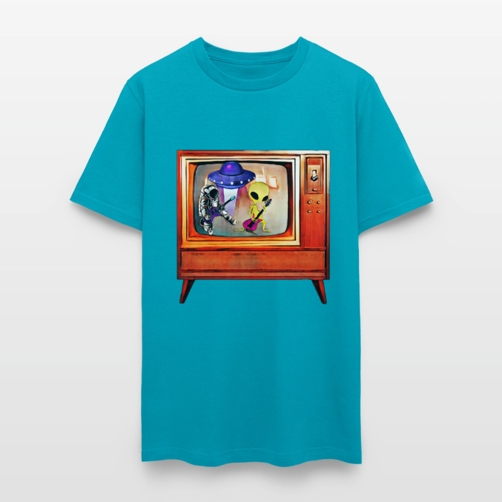 Rocking Astronaut and Alien #2 - turquoise