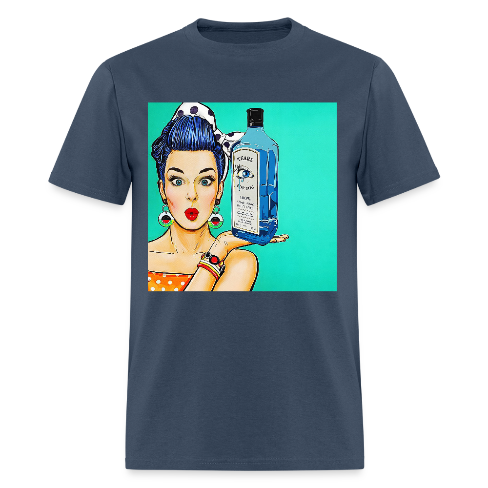 Retro Woman -  blue dusk