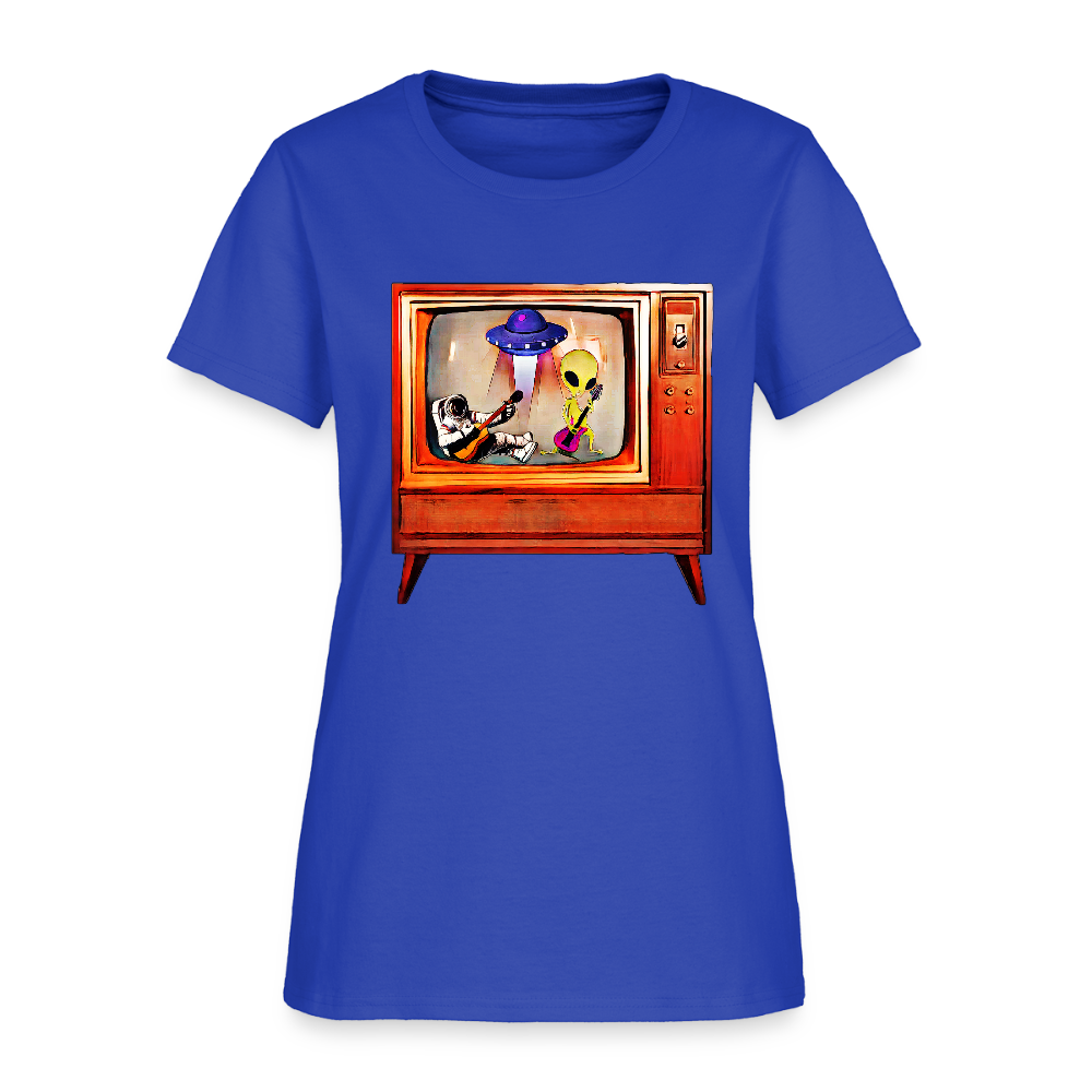 Rocking Astronaut and Alien - royal blue