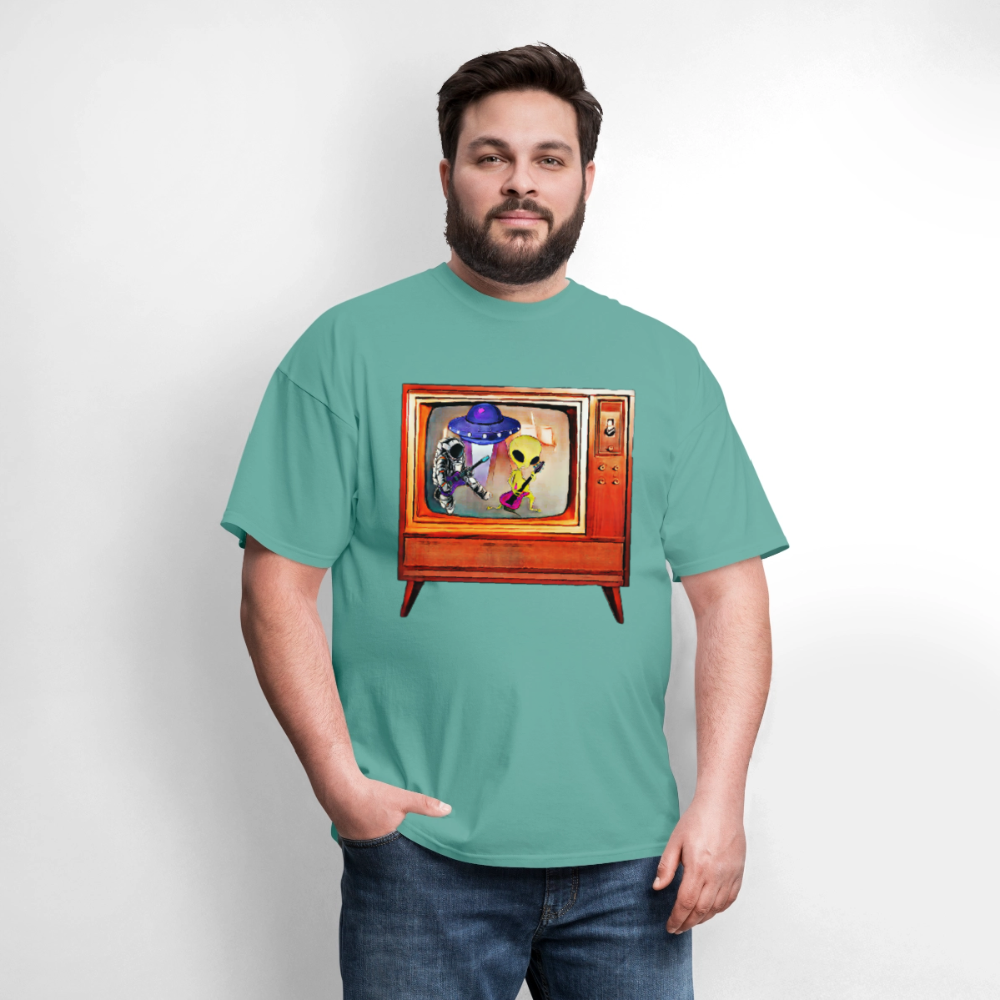 Rocking Astronaut and Alien #2 - aquatic