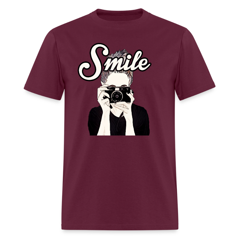 Smile - burgundy