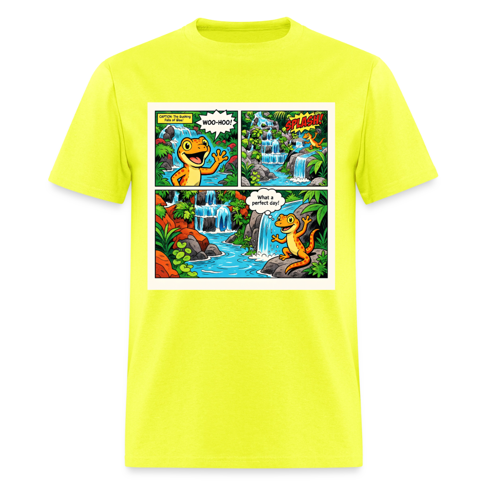 Comic Lizard - safety green