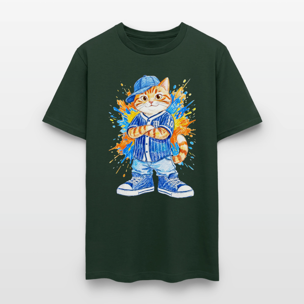 Cool Cat - forest green