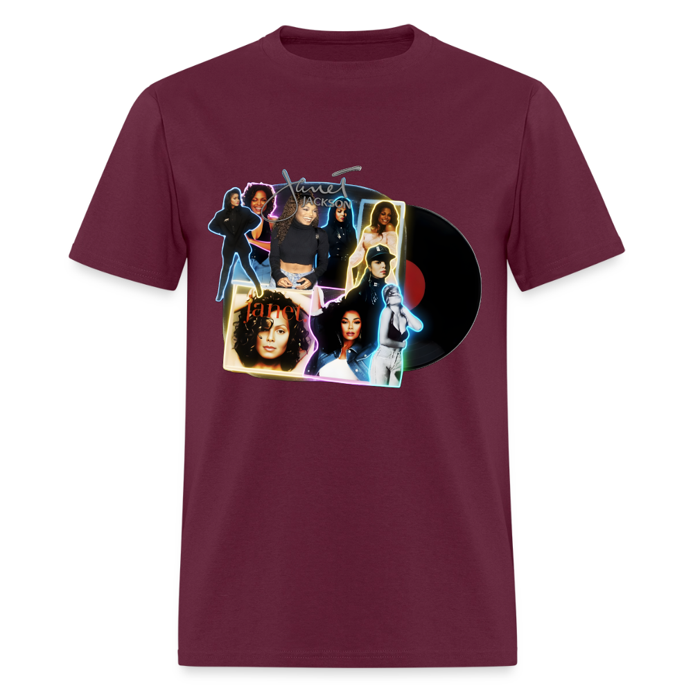 Janet Jackson - burgundy