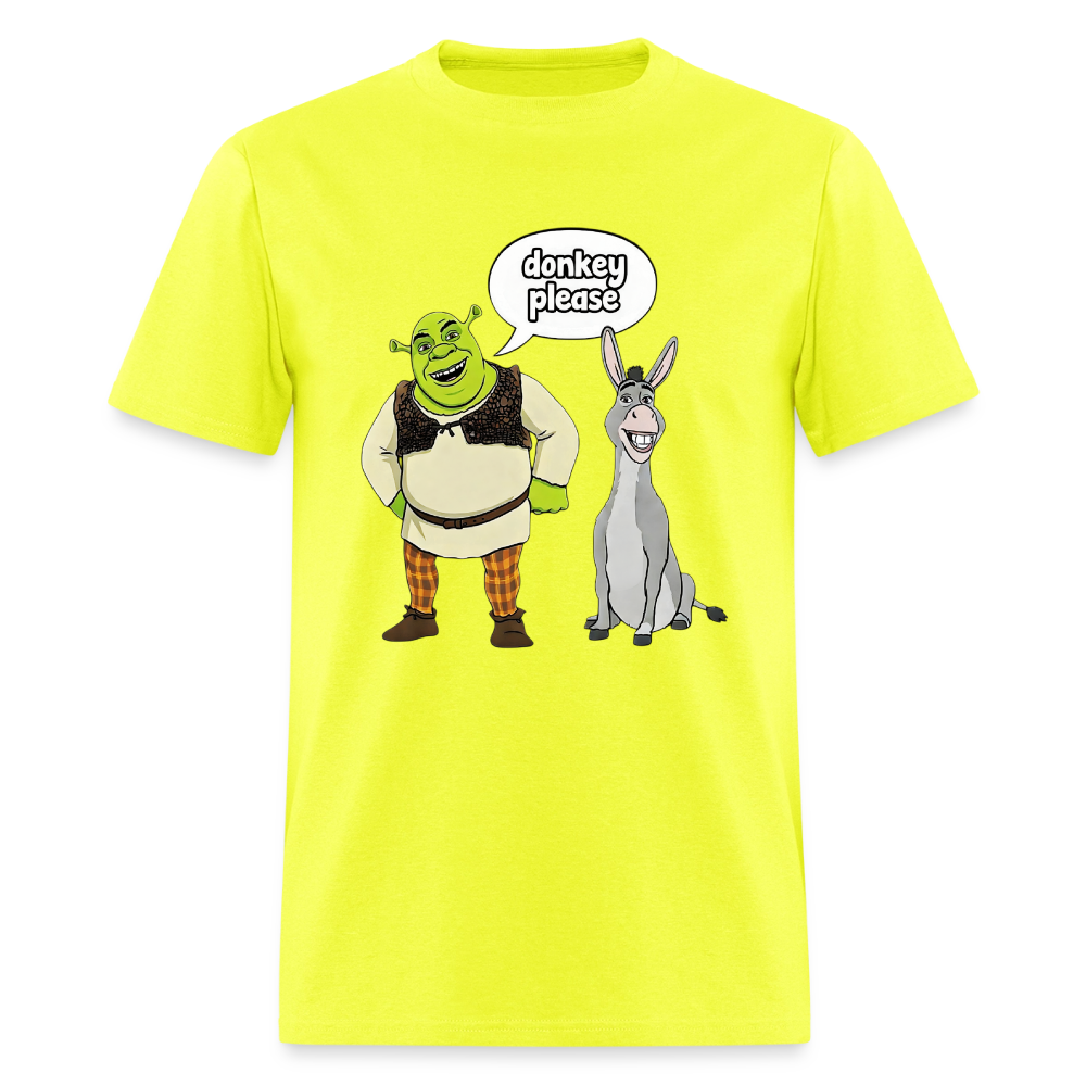 Donkey Please Shrek - safety green