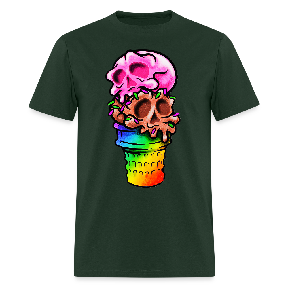 Cone Skull - forest green