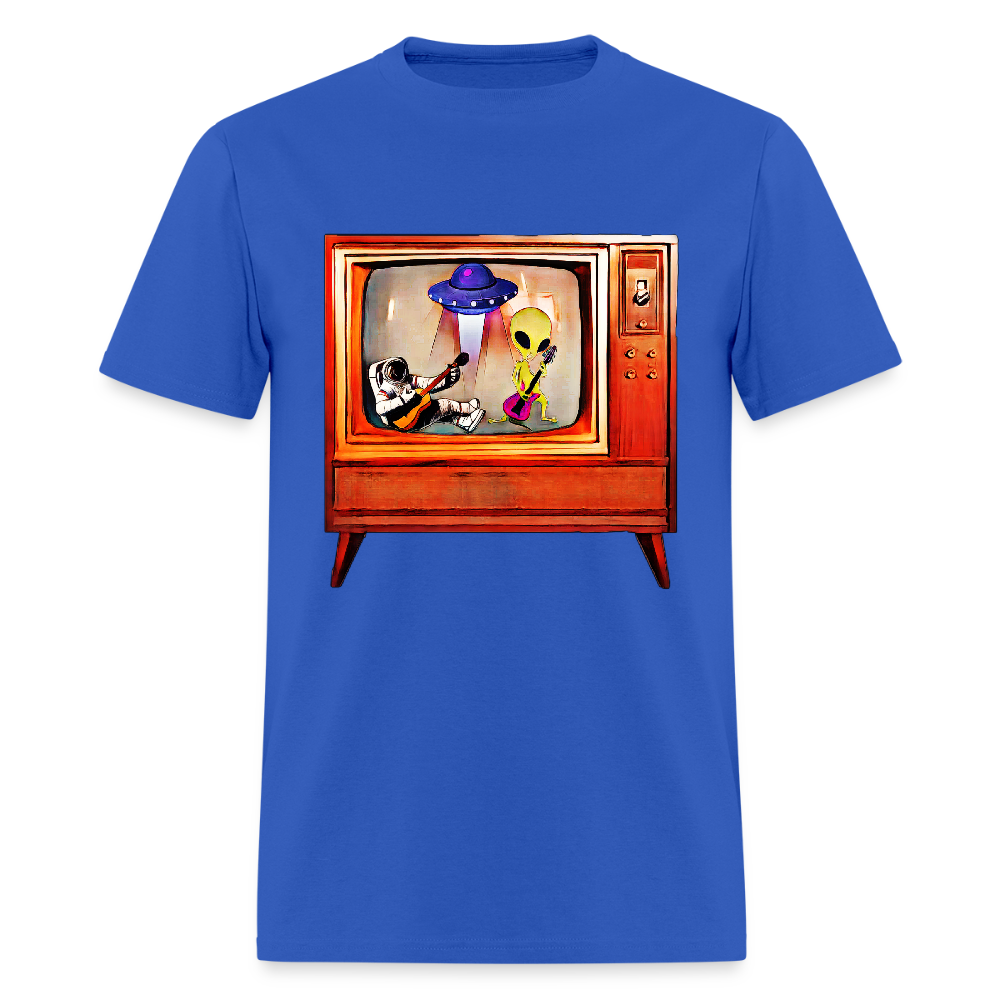 Rocking Astronaut and Alien - royal blue