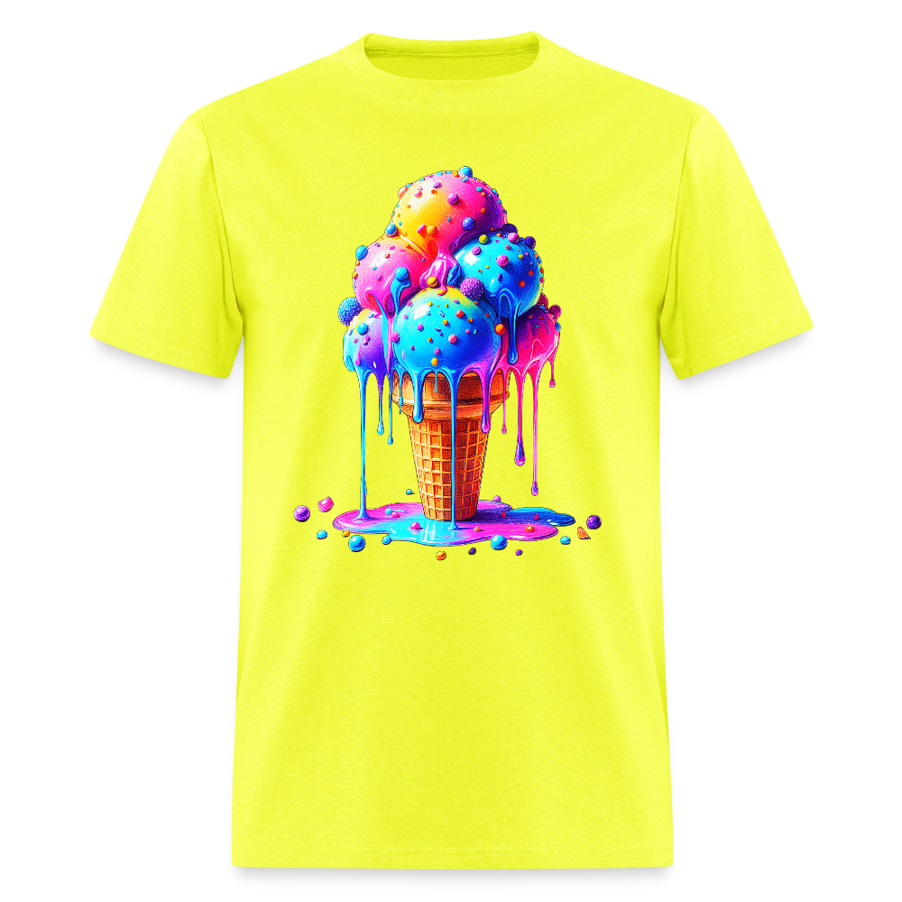 Melting Rainbow - safety green