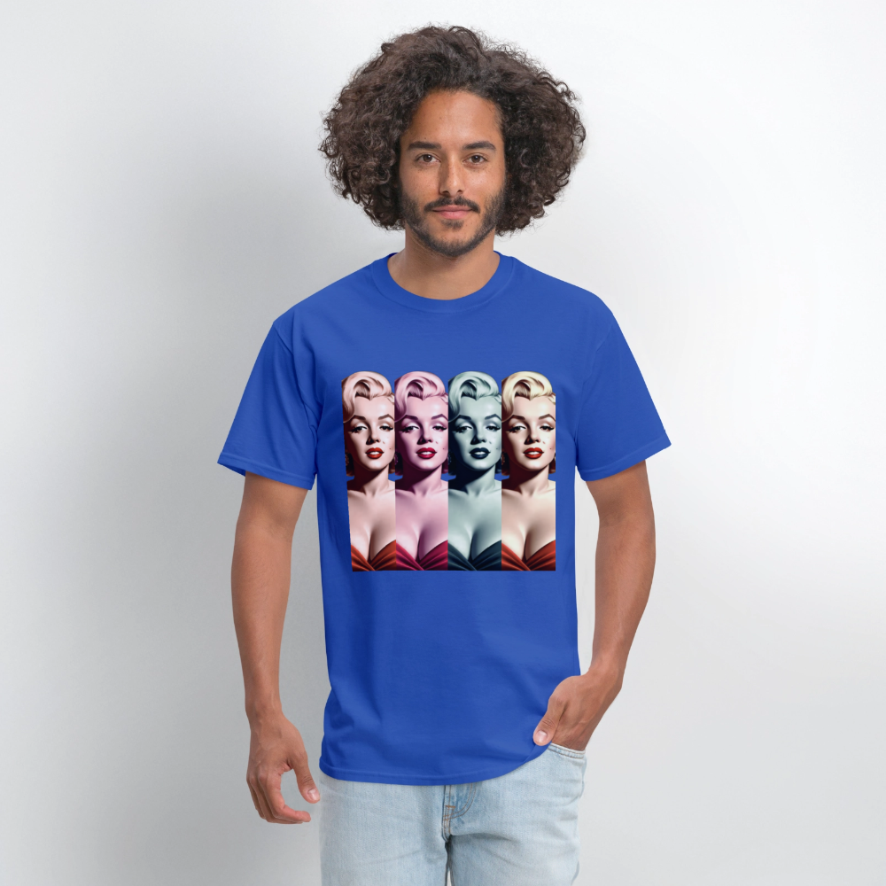 Marilyn Monroe - royal blue