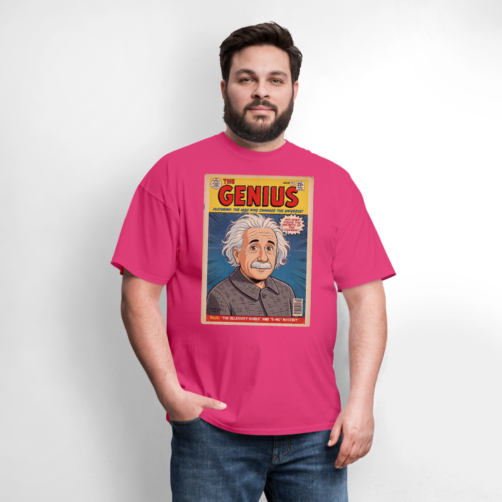 Albert Einstein #1 - fuchsia